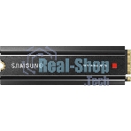Накопитель SSD Samsung 980 PRO, 1TB, PCIe 4.0 x4, M.2 2280, NVMe, R/W 7000/5000, с радиатором