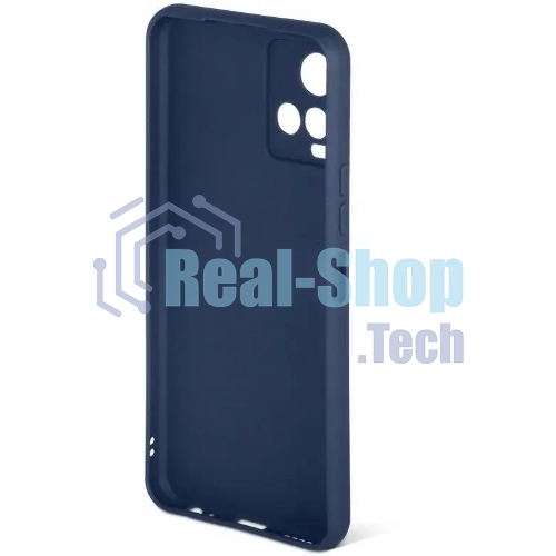 Чехол (клип-кейс) DF vCase-06, для Vivo Y21/Y33s, синий vcase-06 (blue)