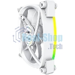 Вентилятор для корпуса MONTECH AX120 PWM белый, 120 мм, 1600 об/мин, 27 дБ, 4 pin