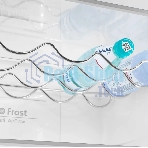 Холодильник Maunfeld MFF200NFWE белый, двухкамерный 271/106л морозилка снизу, No Frost