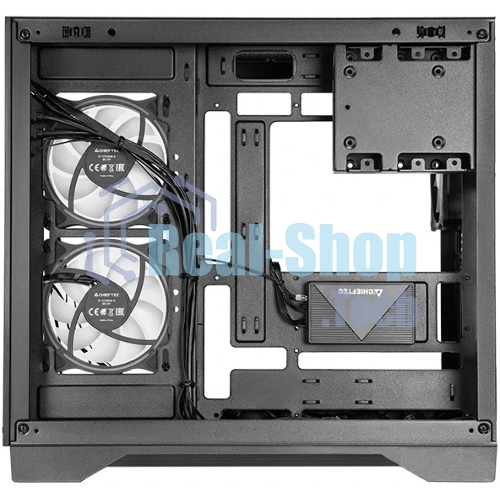 Компьютерный корпус Chieftec Visio черный без БП ATX 2x80мм 4x120мм 2x140мм 1xUSB 2.0 2xUSB 3.0 audio bott PSU