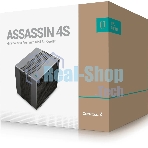 Кулер для процессора DEEPCOOL Assassin 4S черный, 140 мм, алюминий/медь, 1800 об/мин, 29.3 дБ, 4 pin, 250 Вт, 164 мм