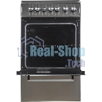 Плита электрическая Beko FSS57100GX серебристый, конфорок 4 шт, духовка 60 л, 50 см x 85 см x 60 см