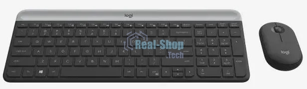 Комплект клавиатура+мышь Logitech MK470 беспроводной, USB, 1000 DPI, чёрный