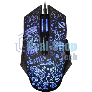 Мышь проводная игровая Smartbuy (SBM-745G-K) RUSH X15 серный