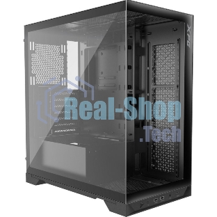 Компьютерный корпус XPG INVADER X черный (INVADERXMTWOF-BKCWW) Mid-Tower, Micro-ATX, Mini-ITX, Standard-ATX, USB 3.2 Gen2 Type-A, USB 3.2 Gen2 Type-C