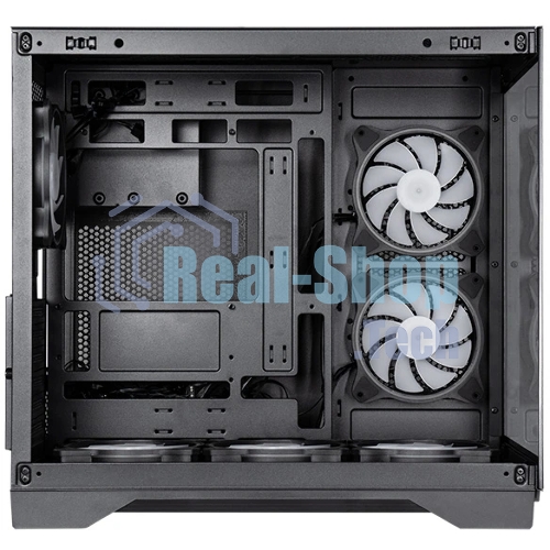 Компьютерный корпус Chieftec Visio черный без БП ATX 2x80мм 4x120мм 2x140мм 1xUSB 2.0 2xUSB 3.0 audio bott PSU