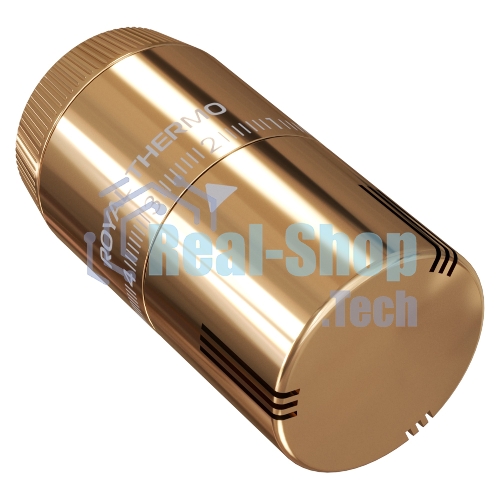 Термоголовка жидкостная Royal Thermo Design М30х1,5 (золото)