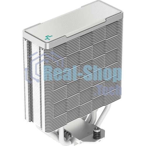 Кулер для процессора DEEPCOOL AK400 WH белый, 120 мм, алюминий/медь, 1850 об/мин, 29 дБ, 4 pin, 220 Вт, 155 мм