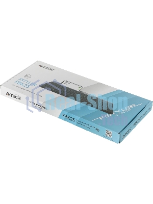 Клавиатура беспроводная A4Tech Fstyler FBK25, USB, Bluetooth/Радиоканал, черный/серый