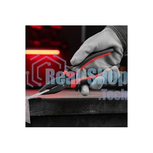 Плоскогубцы Matrix черный Nickel 200 мм, комбинированные, двухкомпонентные рукоятки