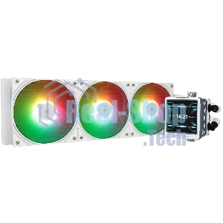 Водяное охлаждение для процессора Water Cooling System Thermalright Frozen Warframe 360 Ultra White Argb (360мм, White, ARGb/Fans: 3x120мм, 70.84CFM, 29.8dBA, 2000RPM/Pump height 60мм, 23dBA, 3000RPM, Rad thickness 27mm/S: 1200, 1700, 1851, 2011, 2066, 115X, AM5, AM4)