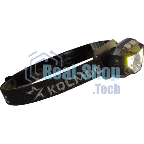 Фонарь налобный аккумуляторный КОСМОС KOC851Lit черный