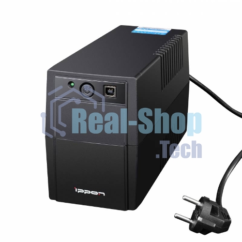 Источник бесперебойного питания Ippon Back Basic 1050 Euro 600Вт 1050ВА черный