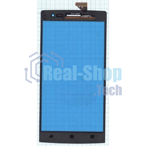 Сенсорное стекло (тачскрин) для OPPO Find 7/Find 7a, черное