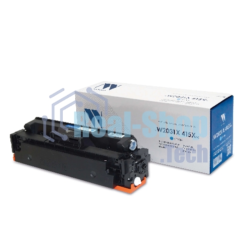 Картридж лазерный NVPrint совместимый NV-W2031X 415X Голубой (БЕЗ ЧИПА) для HP Color LaserJet M454DN/M479DW/M479 (6000k)