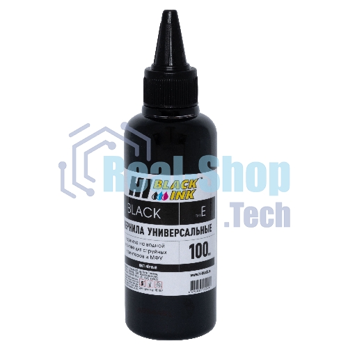 Чернила Hi-Black универсальные для Epson (Тип E-V1), Bk, 0,1 л.