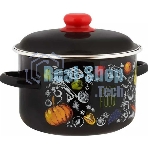 Кастрюля Appetite 1RD221М Healthy food с крышкой, эмалированная сталь 5,5 л