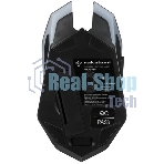 Мышь беспроводная Nakatomi MROG-15U черный, 1600 dpi, радиоканал, USB, кнопки - 6