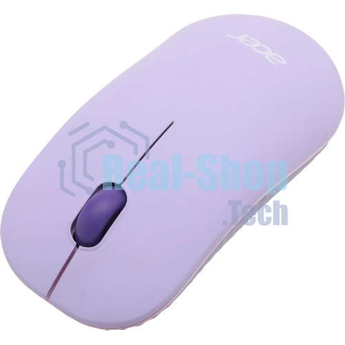 Комплект клавиатура + мышь Acer OCC205 беспроводной USB, 1200 dpi, фиолетовый