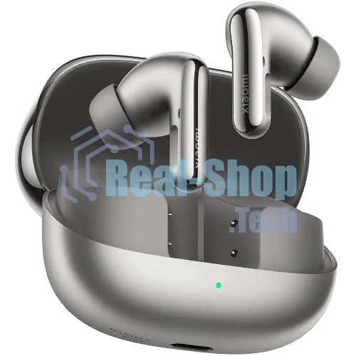 Наушники TWS Xiaomi Buds 5 Pro титановый, внутриканальные, Bluetooth, активное шумоподавление, до 10 ч