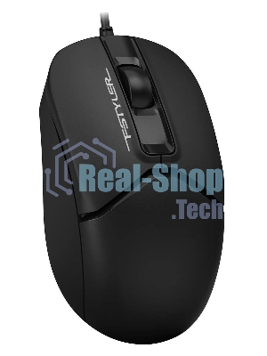 Мышь проводная A4Tech Fstyler FM12 черный, 1200 dpi, USB, кнопки - 3