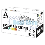 Жидкостная система охлаждения Arctic Liquid Freezer III 240 A-RGb белый, 120 мм, алюминий, 2800 об/мин, 25 дБ, 4 pin, 250 Вт
