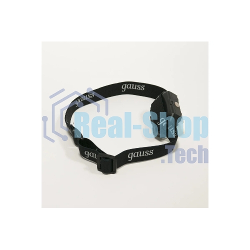 Фонарь налобный Gauss GFL304 3W 180lm 3xAAA LED