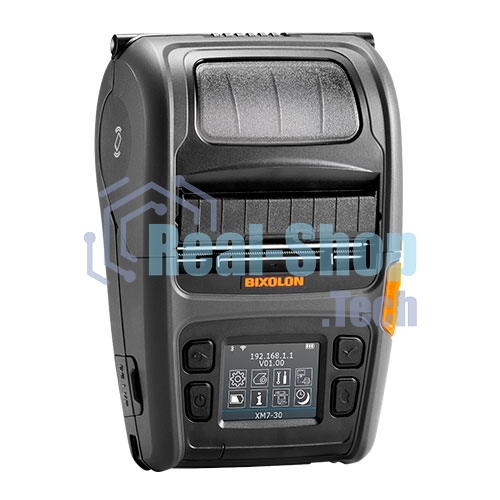 Принтер этикеток мобильный Bixolon XM7-30, 203 dpi, 127 мм/сек, USB, RS-232 (COM порт, Serial), Bluetooth, черный