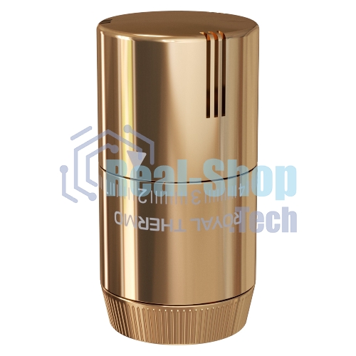 Термоголовка жидкостная Royal Thermo Design М30х1,5 (золото)