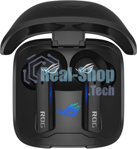 Гарнитура ASUS ROG Cetra True Wireless SpeedNova чёрный, беспроводная, радиоканал, до 26 ч, совместимость с PS5