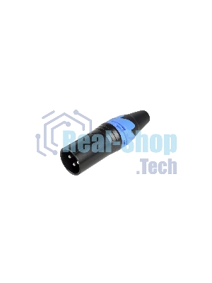 Комплект кабельных разъемов Wize WXLR-3PM-5 XLR 3 pin, (вилка), 5 шт. в комплекте