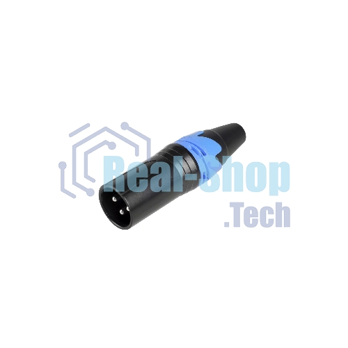 Комплект кабельных разъемов Wize WXLR-3PM-5 XLR 3 pin, (вилка), 5 шт. в комплекте