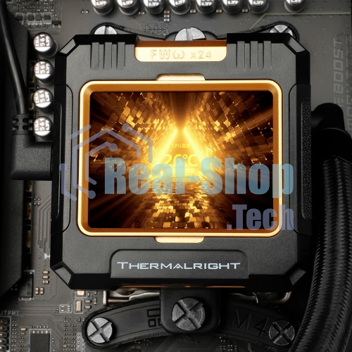Водяное охлаждение для процессора Thermalright Frozen Warframe 420 ARGB (420мм, LED, Black, ARGB/Fans: 3x140мм, 88.7CFM, 29.8dBA, 1750RPM/Pump height 60мм, 23dBA, 3000RPM, Rad thickness 27мм/S: 1851, 1700, 1200, 115X, 2011, 2066, AM5, AM4)