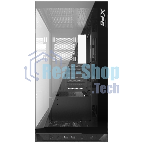 Компьютерный корпус XPG INVADER X черный (INVADERXMTWOF-BKCWW) Mid-Tower, Micro-ATX, Mini-ITX, Standard-ATX, USB 3.2 Gen2 Type-A, USB 3.2 Gen2 Type-C