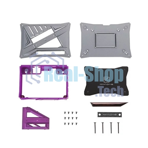 Компьютерный корпус Khadas DIY Case Purple VIMs DIY Case, Purple Color, with heavy metal plate