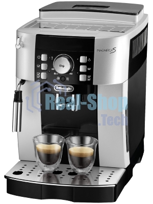 Кофемашина автоматическая DeLonghi ECAM 21.117.SB серебристый/черный, исп. кофе - зерновой/молотый, 1.8 л, 1450 Вт, 15 бар