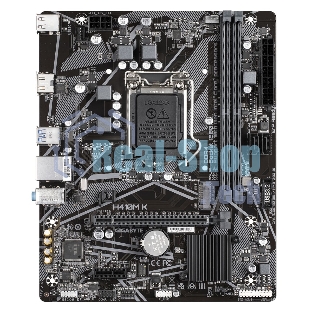 Материнская плата Gigabyte H410M K 2.0, LGA 1200, Intel Q470, 2xDDR4, 2xSATA, 1xM.2, 1xPCIe 3.0 x16, 1xPCIe x1, 1xHDMI, 1x 1Gb LAN, 2xUSB-A 3.2 Gen 1, 4xUSB-A 2.0, 3x3.5 мм, 7.1, mATX