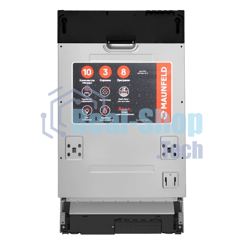 Посудомоечная машина Maunfeld MLP45230 Light Beam, белый, 44.8 см, 10 компл., 47 дБ, класс A++