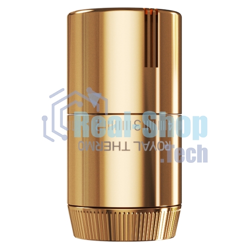 Термоголовка жидкостная Royal Thermo Design М30х1,5 (золото)