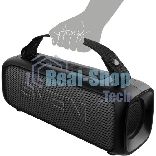 Портативная колонка SVEN PS-235 черный 12W 2.0 BT 3600mAh