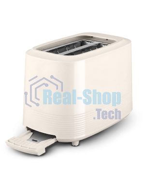 Тостер Centek CT-1433 слоновая кость, 750 Вт, 2 слота