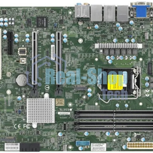 Материнская плата Supermicro MBD-X12SCA-F-B W-1200 CPU, 4 DIMM slots, Intel W480 controller for 4 SATA3 (6 Gbps) ports, RAID 0,1,5,10, 1 PCIe 3.0 x4, 2 PCIe 3.0 x16 slots, bulk