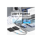 Сетевой адаптер Vention USB 3.0 M/Gigabit Ethernet RJ45+OTG хаб 3xUSB Синий - 0.15м.