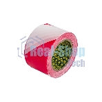Лента сигнальная Fit 11854 70 ммх200 м красно-белая