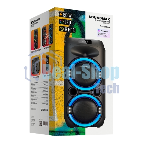 Портативная колонка Soundmax SM-MS4101 черный