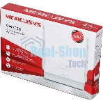 Роутер Mercusys 300Mbps Multi-Mode Wireless N Router, 2× Fixed External Antennas, 2× 10/100 Mbps LAN Ports, 1× 10/100 Mbps WAN Port, FEATURE: Access Point Mode, WPS/Reset Button, IPTV, IPv6, Beamforming, MU-MIMO, Parental Controls, Guest Network