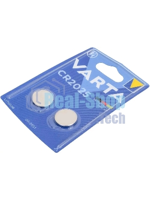 Батарея Varta Electronics BL2 CR2025 (2шт) блистер