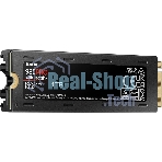 Накопитель SSD Samsung 980 PRO, 1TB, PCIe 4.0 x4, M.2 2280, NVMe, R/W 7000/5000, с радиатором