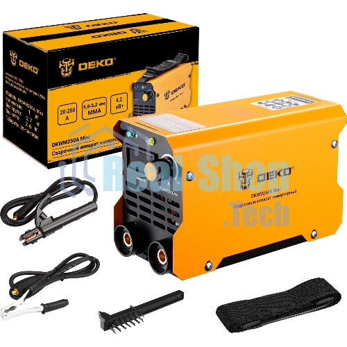 Сварочный аппарат Deko DKWM250A Mini инвертор ММА 4.2 кВт